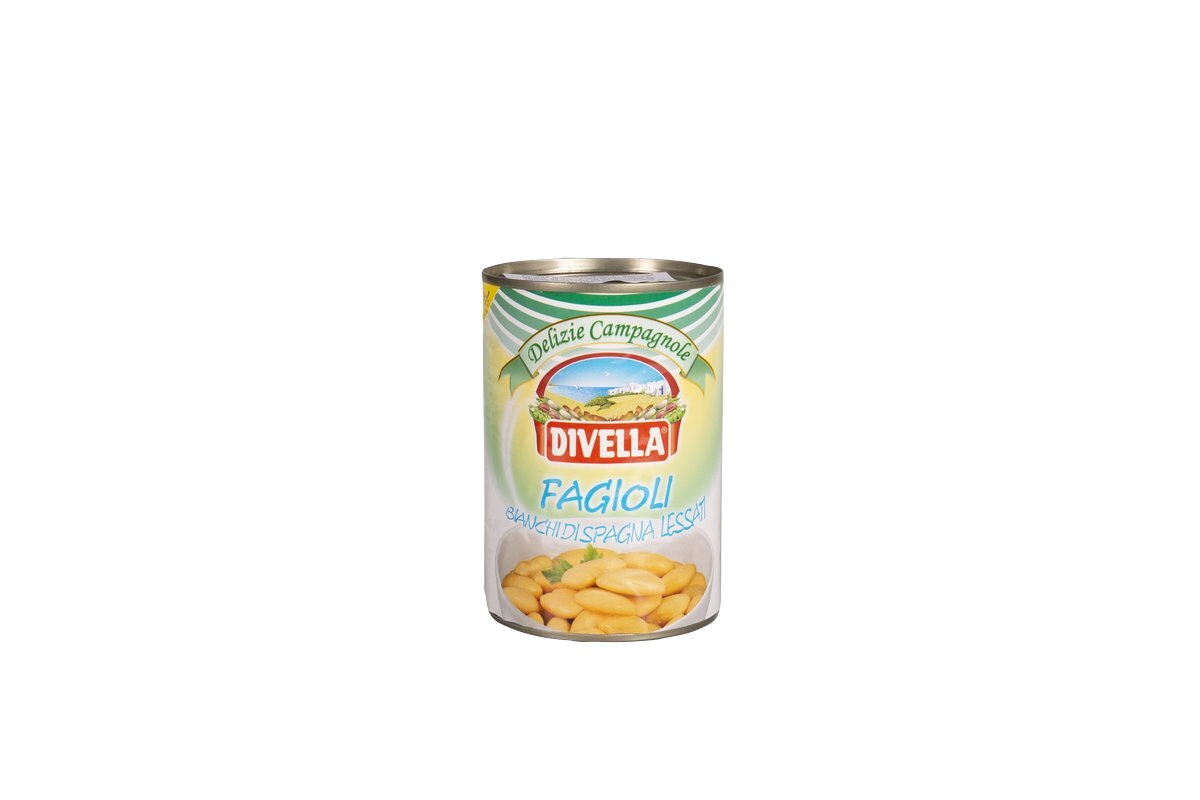Fazuľa biela sterilizovaná Divella 400 g